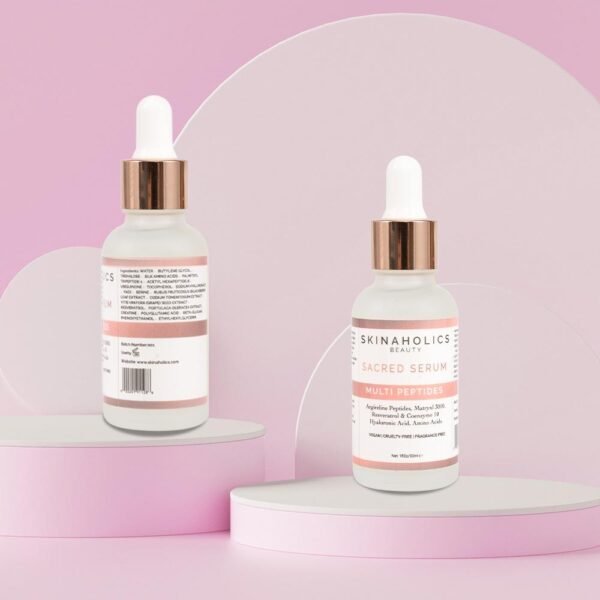 Sacred Serum Muti Performance Peptide Serum Matrixyl 3000 Argireline Hyaluronic Acid Resveratrol Q10 30ML - The World's Best Online Tretinoin Store